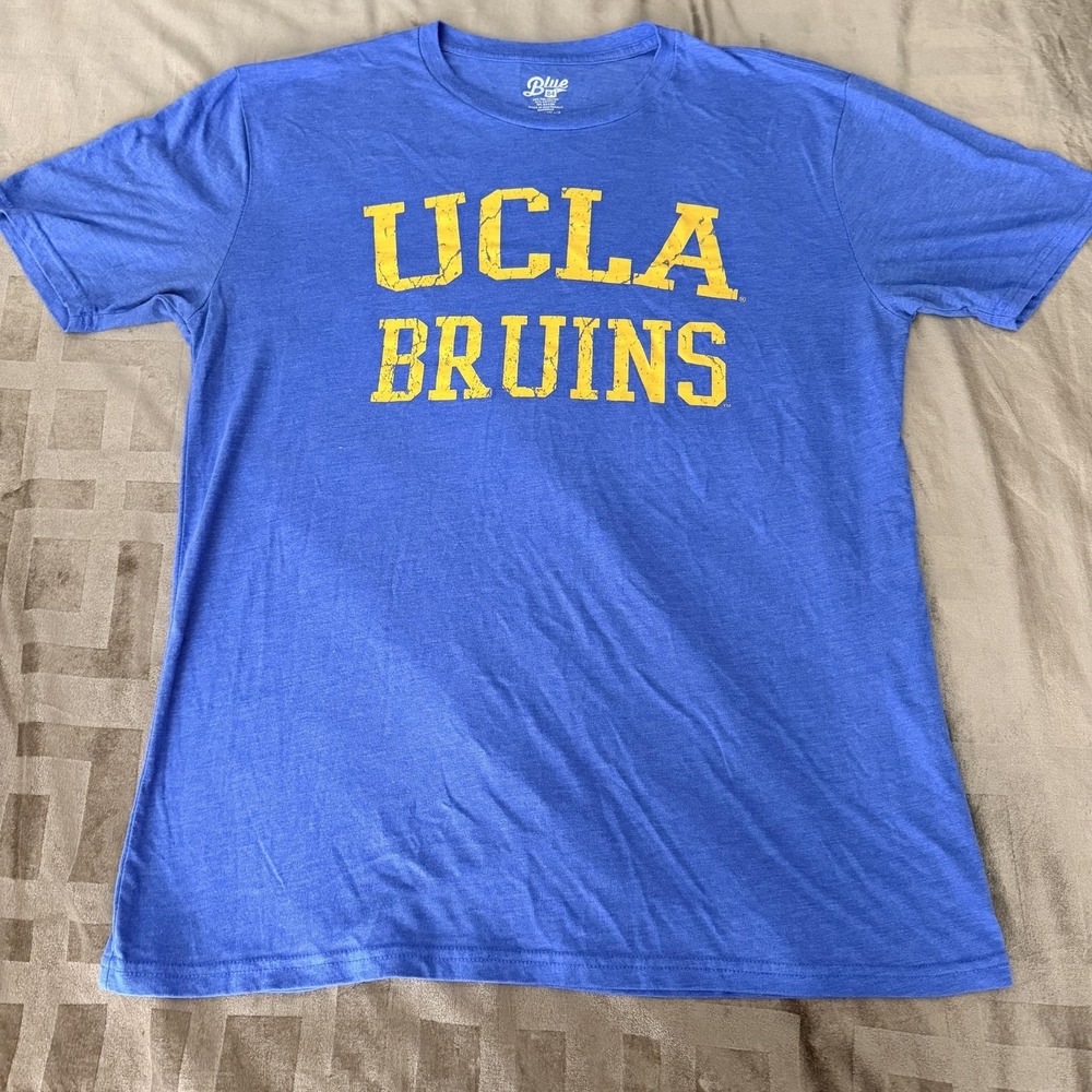 UCLA Bruins Shirt Mens XL Blue NCAA Blue 84 Tri Blend Short Sleeve Training